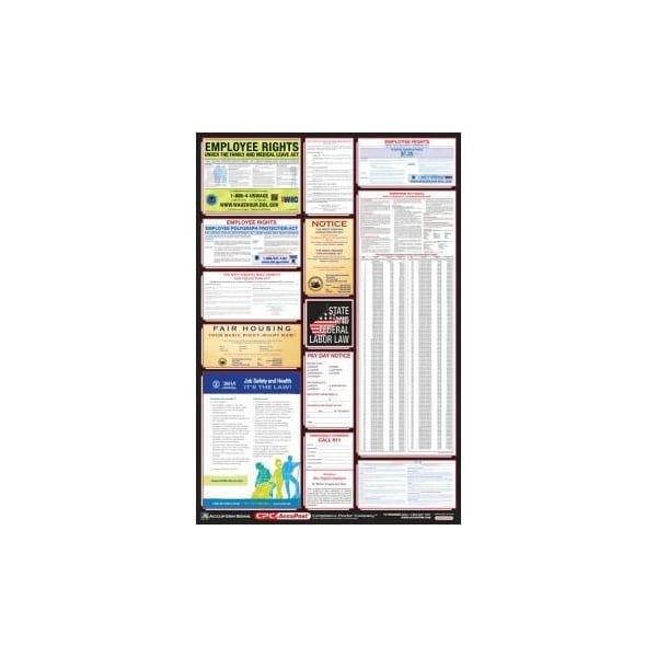 Accuform OSHA SAFETY POSTER COMBO STATE, PPG300WV PPG300WV - main